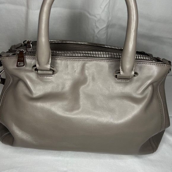 Prada Grey Leather Satchel - Picture 9 of 16